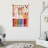 Stuffed Animal Net Boho Macrame 2-Layer Hammock Stuffed Animal Holder Plush Storage For Bedroom Nursery Kids Room Living Room