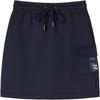Golf Series Tennis A-Line Lace-Up Solid Color Casual Skirt Women Skirts Dark-Blue K27P1201