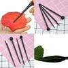 4pcs/set Cake Carved Pens Flower Modelling Tool Fondant Biscuit Cake Molds Petal Pattern Stick Tool Pen