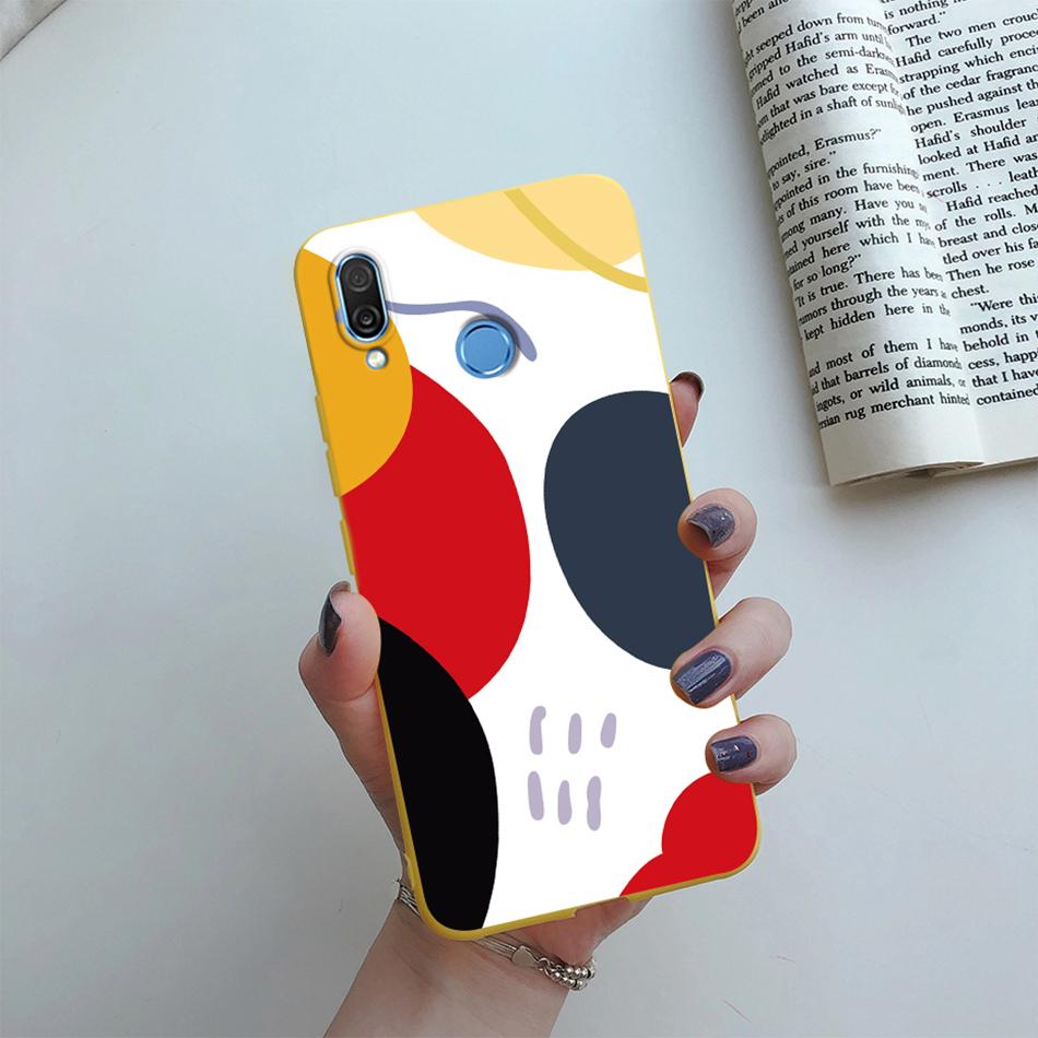 For Honor Play Case COR-L29 COR-L09 Phone Cover Stylish Flower Soft Silicone Matte Case Fundas For Honor Play Shockproof Bumper