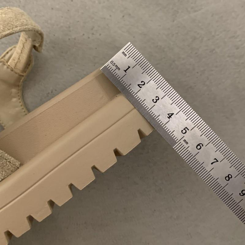 Summer New Niche Seaside Vacation Toe Super Thick Bottom Muffin Slope Heel Outside Wearing Beach Cool Slippers