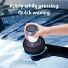 5-in-1 Auto Wax Polish & Scratch  Tool - Press-Type Liquid Release, Multi-Surface Buffer for Glass, Plastic, Leather & Tires