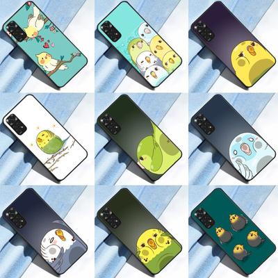 Chubby Cockatiels Parrotlets Case For Xiaomi Redmi Note 11 10 9 7 8 Pro 8T 9S 10S 11S Redmi 10C 9C 9A 10 9 Back Cover