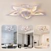 IRALAN Modern Ceiling Fans With LED Lights Silent DC Motor Summer And Winter Dual Mode Decoration Bedroom Living Room Lamps