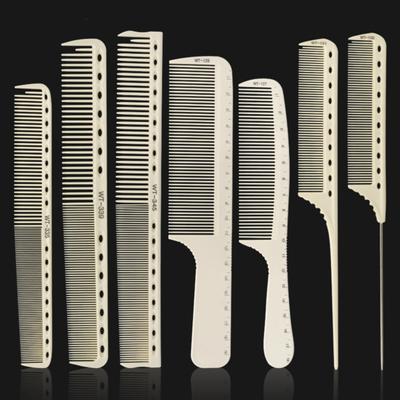 Barber Comb Anti-static Non-slip Comofortable Fashion Hairstyle Design Tool Hairdressing Comb with Scale for Hair Salon