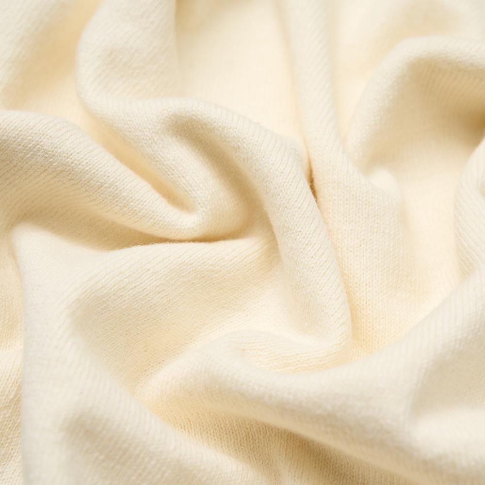 VERNO 24Ss Essential Open Collar Knit Ivory
