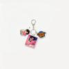 1pc Stray Kids Keychain 3-in-1 Polaroid Style Real Photo Frame Cute Cartoon Doll Colorful Name Tag Triple Charm Keyring for Bags, SKZ Merch STAY Gift