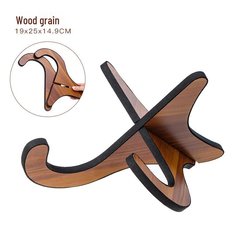 Multi-Instrument Wooden Folding Stand for Guitar, Violin, Kalimba, and Classical Instruments