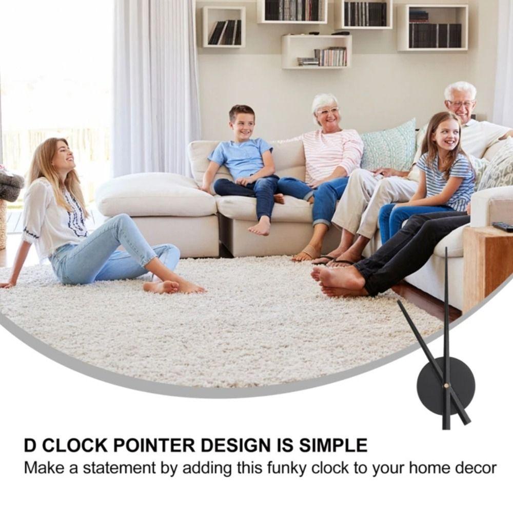 Silent Clock Hands Needles Set DIY 3D Clock Hands Wall Clock Movement Mechanism  Living Room Home