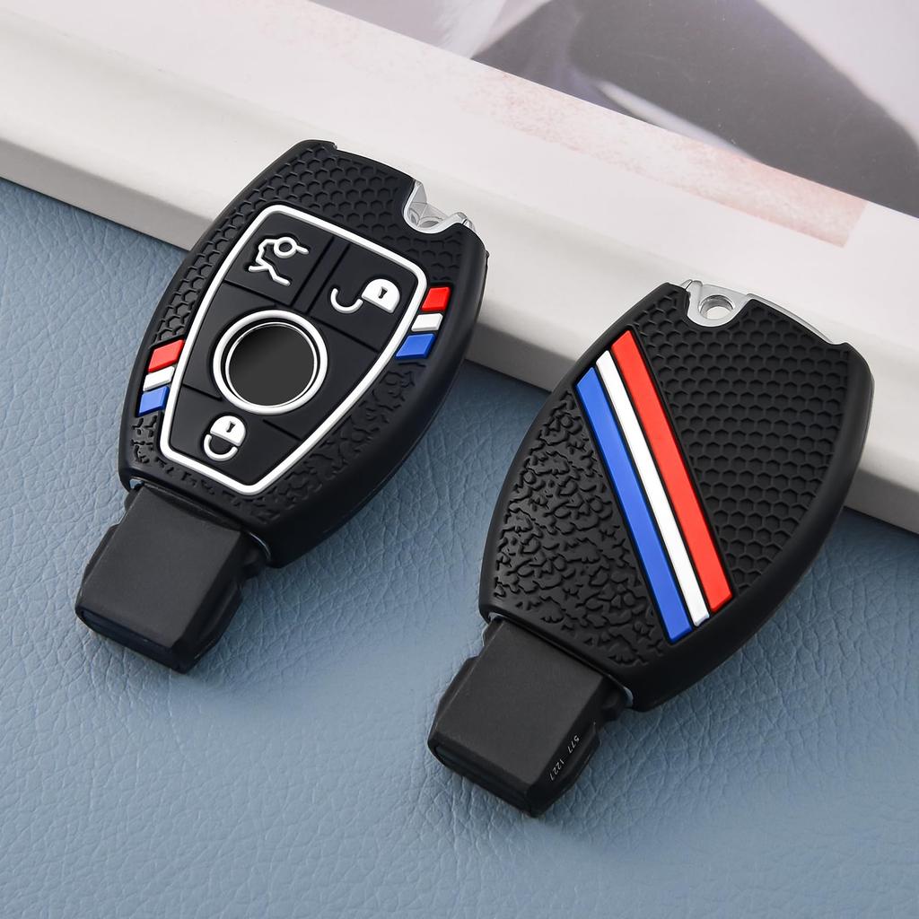 [OATSBASF] Car Key Cover Suitable for Mercedes Benz TPU 360