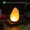 Himalayan Salt Pyramid LED USB Night Light - Crystal Ambience Lamp, Chinese Style