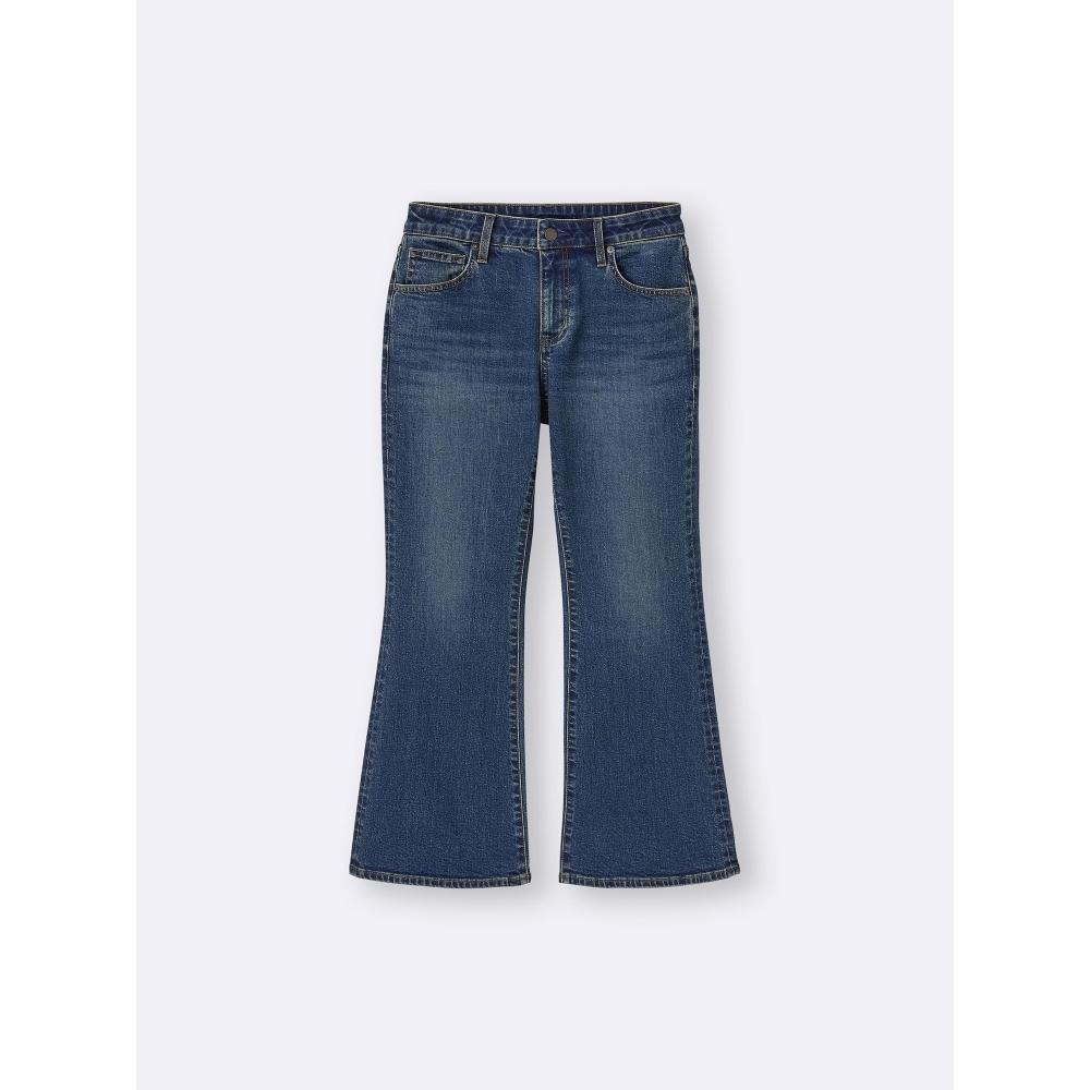 GU by Uniqlo Slim Flare Jeans  Short Length 