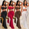 Summer Women's Sexy Strappy Bandeau Long Pants Set