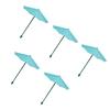 5Pcs Outdoor Plant Umbrella for Outdoor Plant Garden Umbrella Shade for Potted Plant Garden Bed Provide Shade Garden Bed