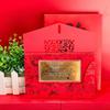 Nota Comemorativa Shuibei Ouro Puro 999 10mg – Perfeita para Presentear, Desejos de Prosperidade e Celebrações de Ano Novo