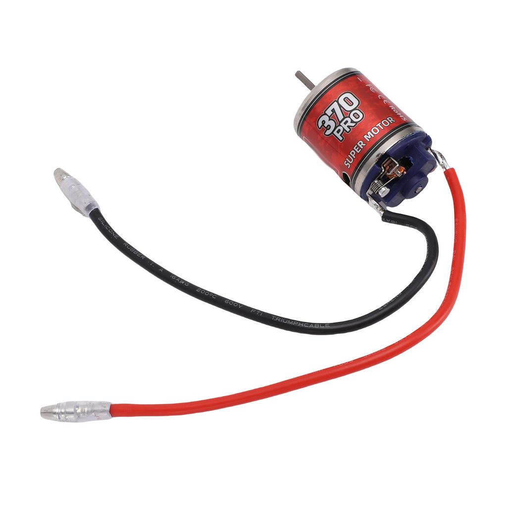 RC Brushed Motor Replacement for   Model Car Boat 370 25T 2.3mm D Shaft Stainless Steel Casing RC Motor