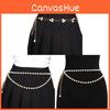 Metal Body Chain For Men Women With Adjustable Pearl Design For Fashion Style