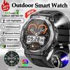 2026 New Outdoor Sports Smart Watch Men 3ATM Waterproof 525mAh Battery LED High Lights Sports Mode Heart Rate BT Call Smartwatch