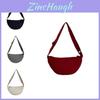 Stylish Mini Nylon Dumpling Crossbody Bag With Soft Structure For Everyday Use
