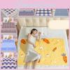 Carrot Rabbit Lattice Pattern Urine Separator Pad Waterproof Bed Care Tool Mat