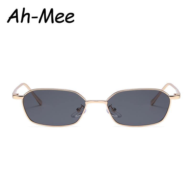 New  Fashion Retro Square Sunglasses Women Sun Glasses Lady Small Steampunk Metal Eyeglasses Vintage Gradient Uv400