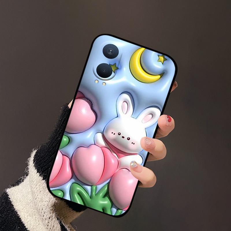 For Oneplus Nord CE 4 Lite Case Flower Soft Silicone Cute Cartoon Phone Case For Oneplus Nord CE 4 Lite CE4 Back Cover Protect