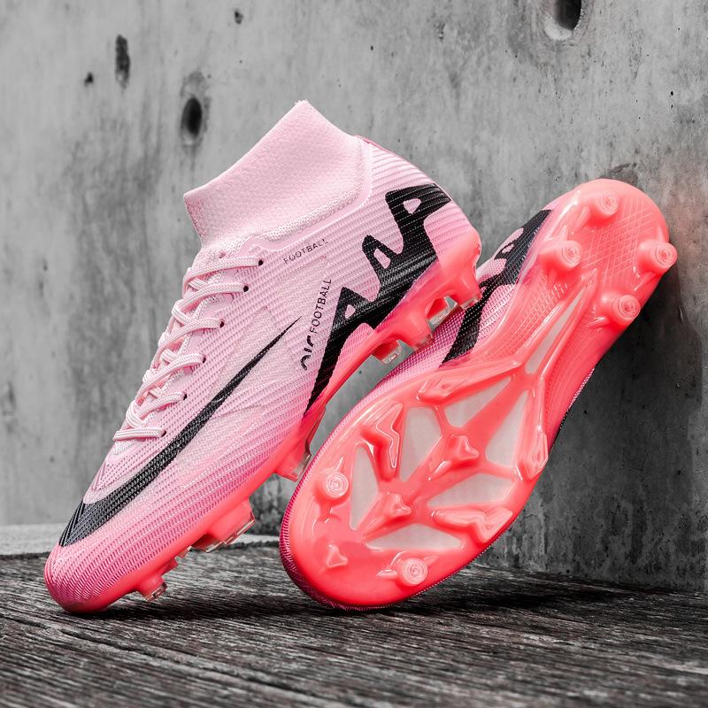 

Spot new football shoes men s and women s long nails broken nails adult sports shoes large size TF artificial grass training shoes 35
