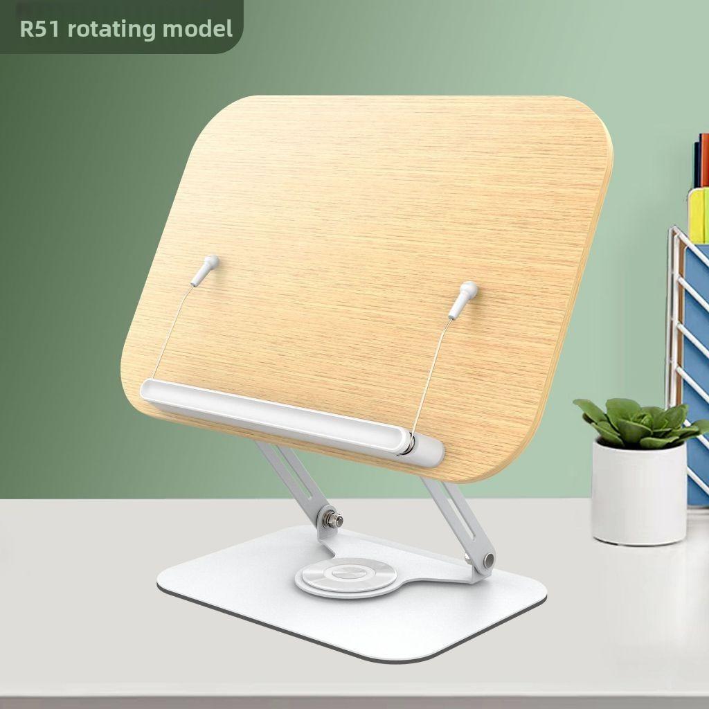 360° Rotatable 2 Adjustable Book Reading Stand Retaining Clip Reading Board Stand Ergonomic Foldable Tablet Stand