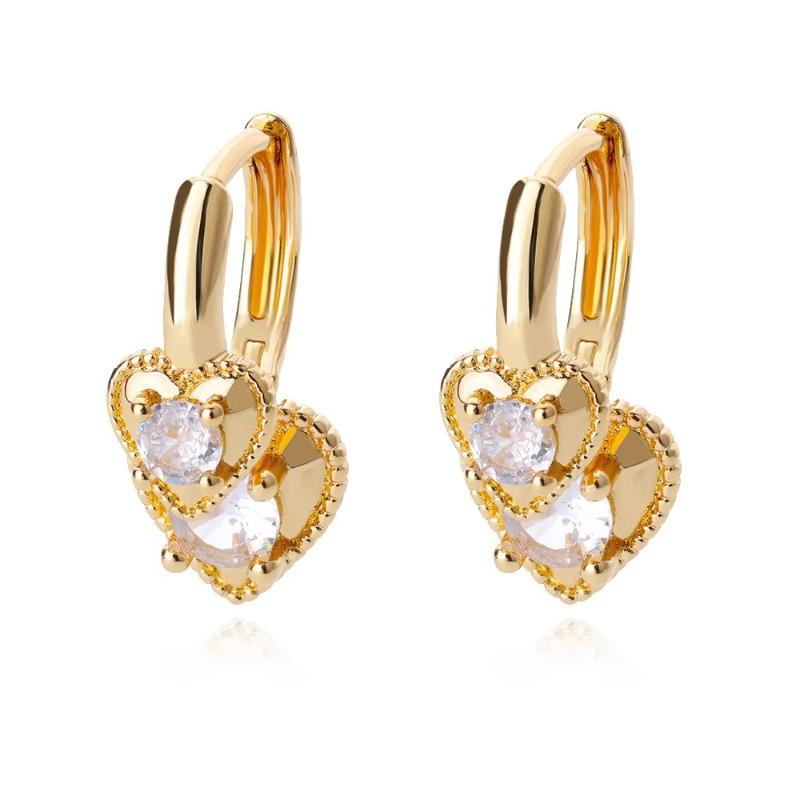 

Diamond-encrusted butterfly titanium steel ear buckle women s exquisite niche design temperament versatile earrings light luxury accessories Xingyue