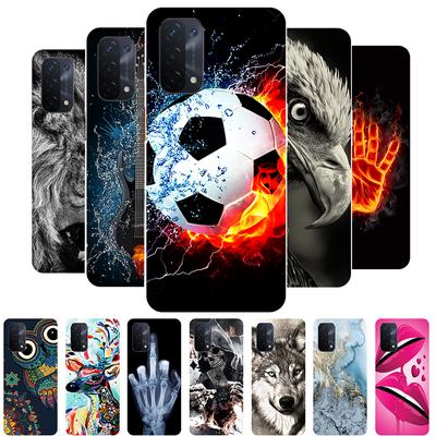 Pro OPPO A54 5G Pouzdro Fotbalové Měkké Silikonové Zadní Pouzdro Pro OPPO A74 5G Kryt Telefonu Pro OPPO A94 A 74 A 54 4G 5G Funda Shell
