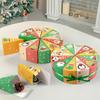 Merry Christmas Candy Box, 12Pcs Cake Shape Gift Boxes Advent Xmas Gift Packagi Box Diy Christmas Advent Countdown Gift Boxes