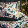 EW By Edinburgh Weavers Aretha Contrast Piping Sateen Paisley Duvet Cover Set