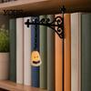 Tragbares Bücherregal Akzentlicht 3D-gedrucktes Geisterlicht, Warme LED-Bibliothekslampe mit Vintage-Straßen-Einzigartiger Bücherliebhaber-Geschenk-Silhouette, Dekorativ