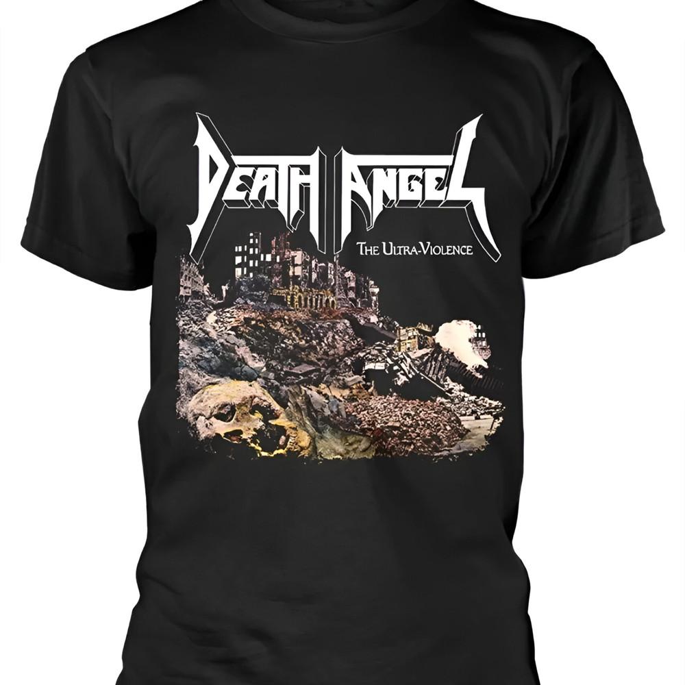 New Rare Death Angel Band Cotton Black S5XL TShirt Unisex T-Shirt S