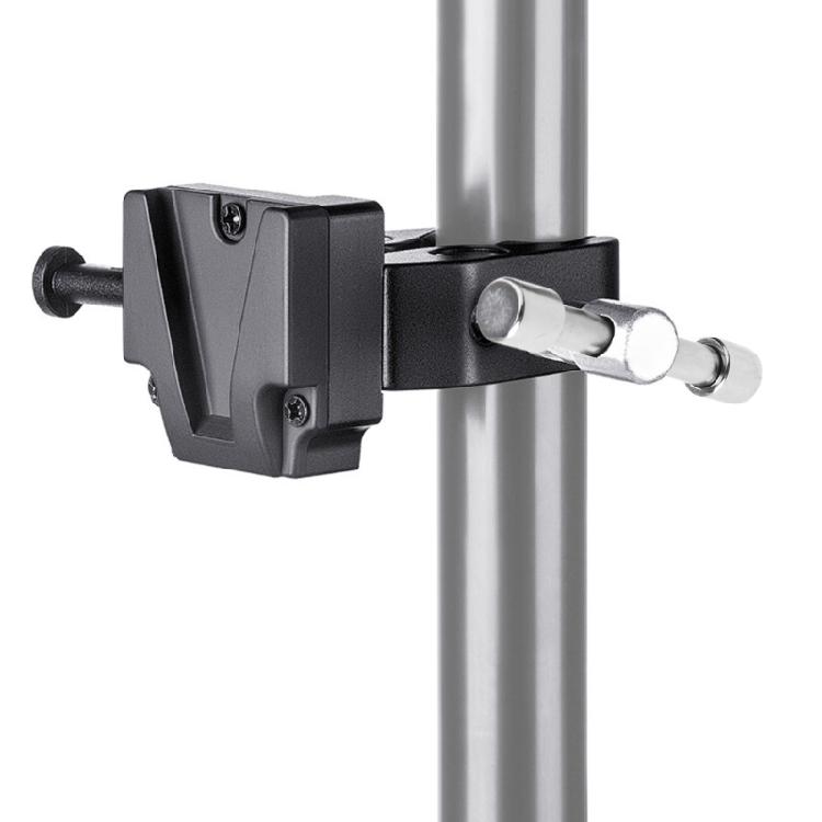 V Clamp with Metal Handle, Adjustable Claw Clamp for Tripods and Light Stand Attachments
