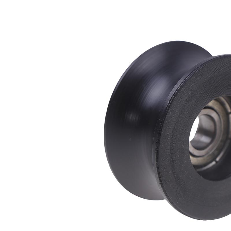 1 szt. Bu0840 Typ U Rowek U Rolka Prowadząca Koło Pasowe Koło Pasowe Koła Pasowe do Lin Koło Pasowe Pokryte Plastikiem Łożysko