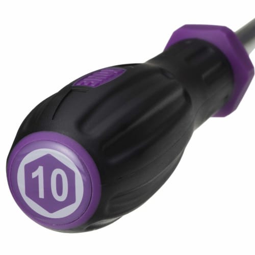 TONE Power Grip Box Driver (Deep Type) HPPGBD-10L Purple Width across flats 10mm