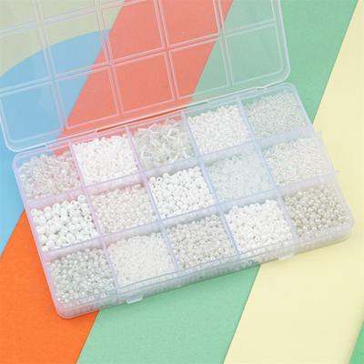 15- Glas-Reiskorn-Perlen-Röhrenperlen-Materialpaket Handgemachtes DIY-Basteln Perlenarmbänder, Halsketten, Schmuckzubehör & lose Perlen