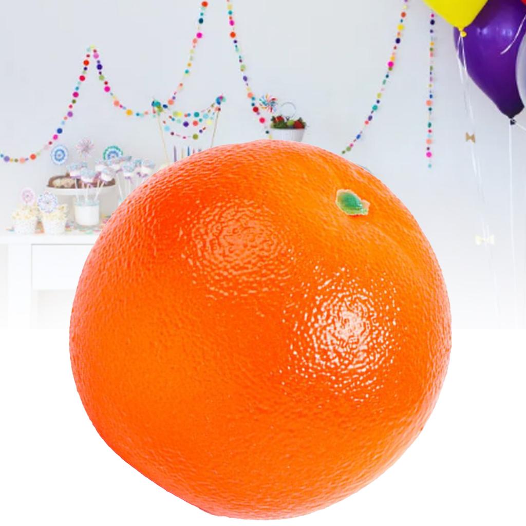Fruta Artificial ABS Realista Delicada Simulación Artificial Frutas Falsas Atrezo para Fotografía Exhibición Naranja
