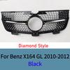 For Mercedes GL X164 2010-2012 GL350 GL450 Front Grille Glossy Black Sport Mesh Car Styling Replacement Parts Auto Accessories