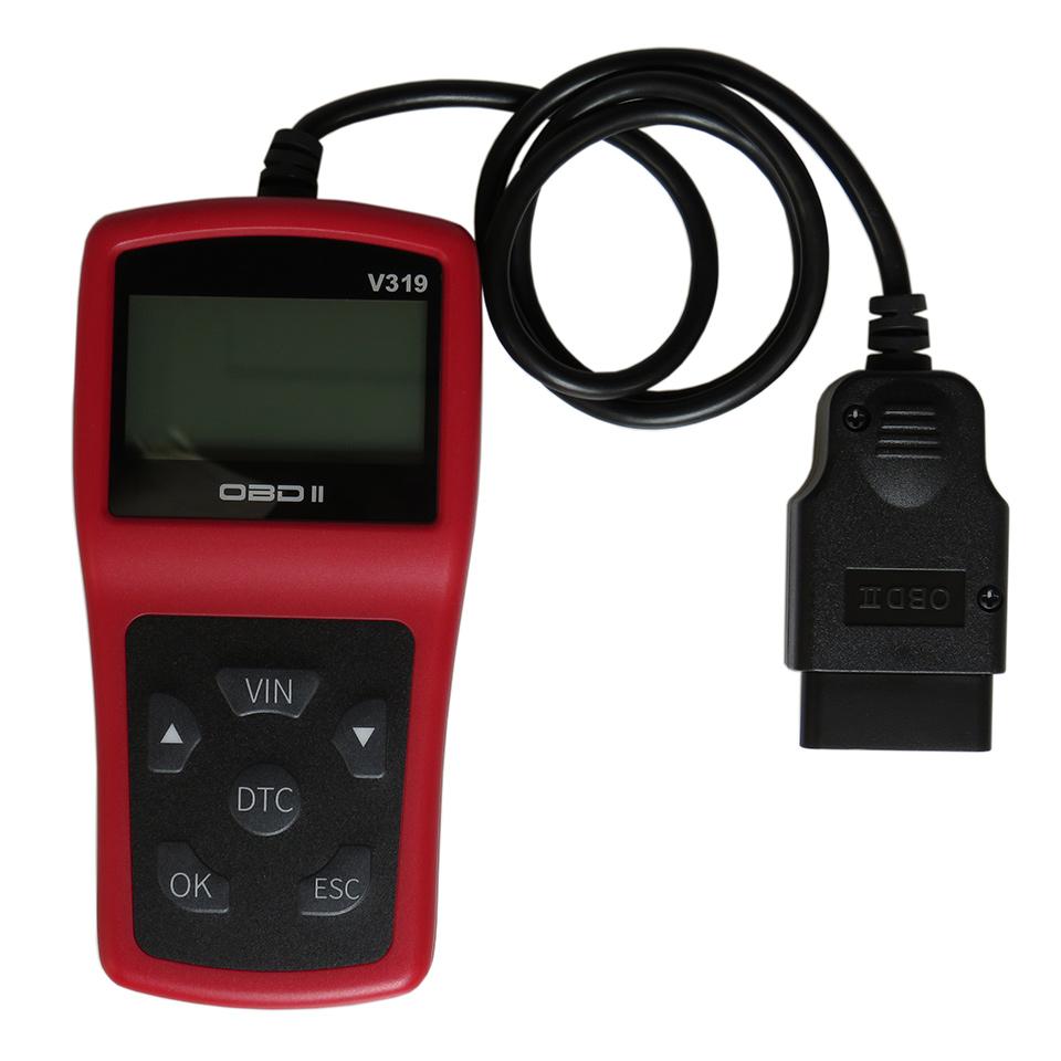 Nejlepší V319 OBD2 skener V319 OBD 2 OBDII autodiagnostické nástroje Nové čtečky automatických kódů motoru Diagnostický skener PK CR3001 ELM327
