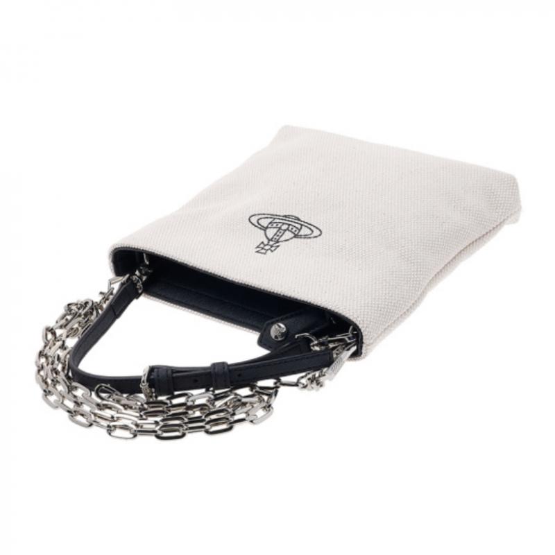 Vivienne WeStwood Damen S Leinwand Quadratische Crossbody-Tasche 43030096 W00ij D404