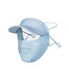 Outdoor Sunscreen Veil Sunscreen Face Scarf Face Cover Womne Sun Hats Face Gini Mask Ice Silk Mask