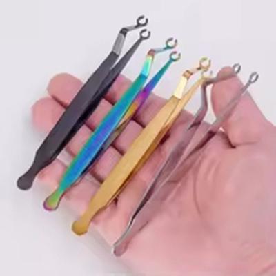 Ear Stud Dermal Forceps Septum Piercing Tool Dermal Piercing Tool Body Piercing Tool  Skin Piercing