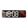 Large LED Digital Clock - Powered By Battery Two Placement Options Temperature Timer 15 Large