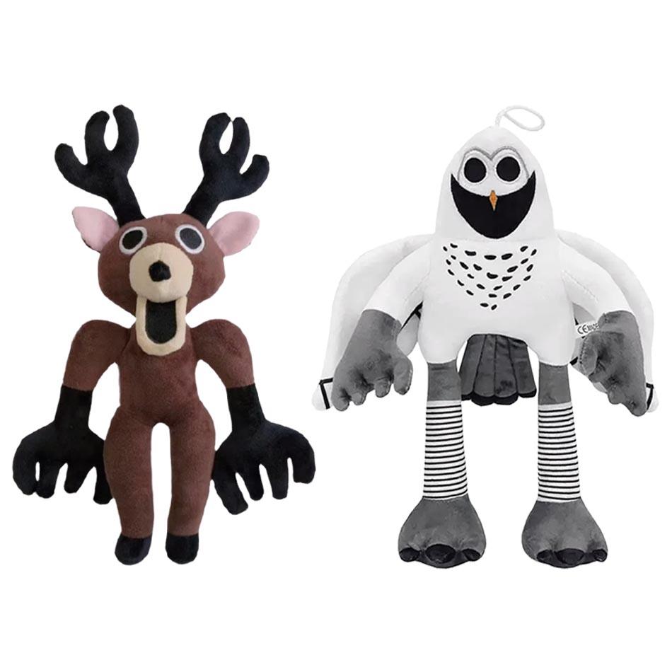 99Nights Horror Game Plush Toy 99 Nights In The Forest Deer White Owl Stuffed Animal Plush Dolls Kids Toy Boy Halloween Gift