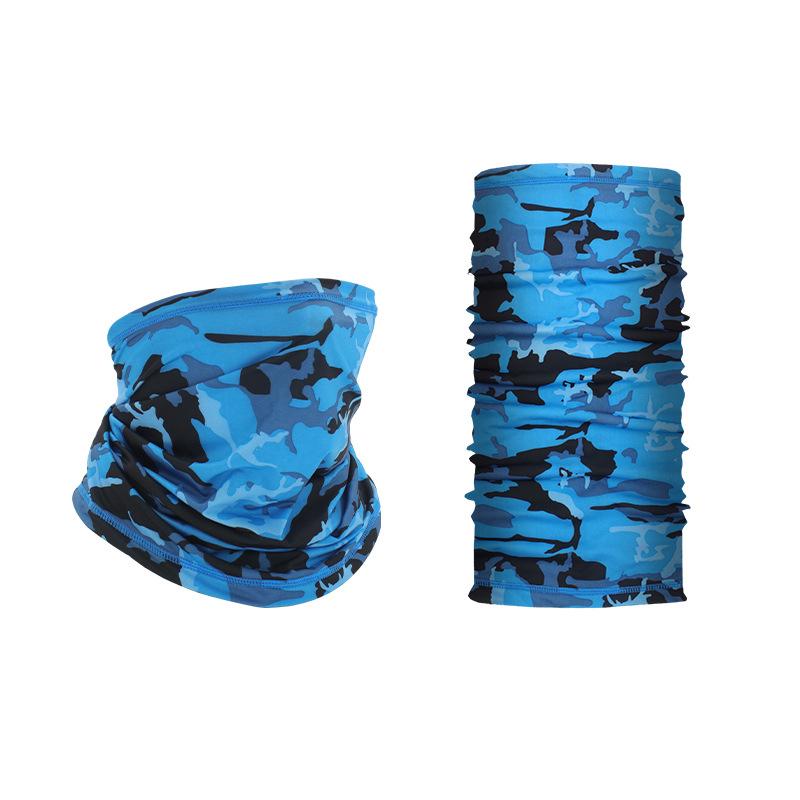 Mascarilla de Seda de Hielo de Verano Transpirable Bufanda Fresca Mascarilla Protección Solar Bandana Pasamontañas Bufandas Mascarillas Tubo Ciclismo Bicicleta Caza Running Senderismo Pañuelo
