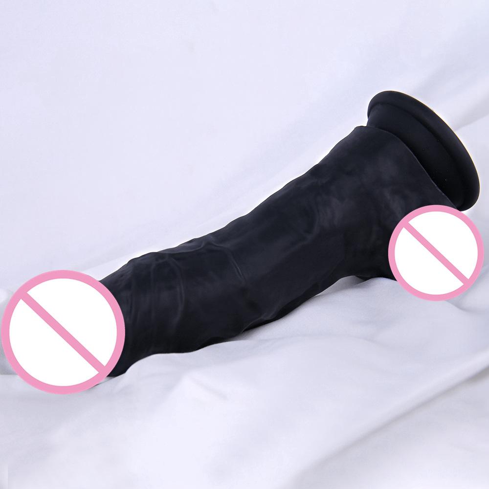 Black Horse Large and Small Liquid Silicone Male and Female Adult Sexual Products