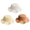 Wavy Edge Cute Straw Hat BJD Straw Hat Pet Hat Cotton Baby Hat Mini Hat Doll Hat Toy Hat Small Hat