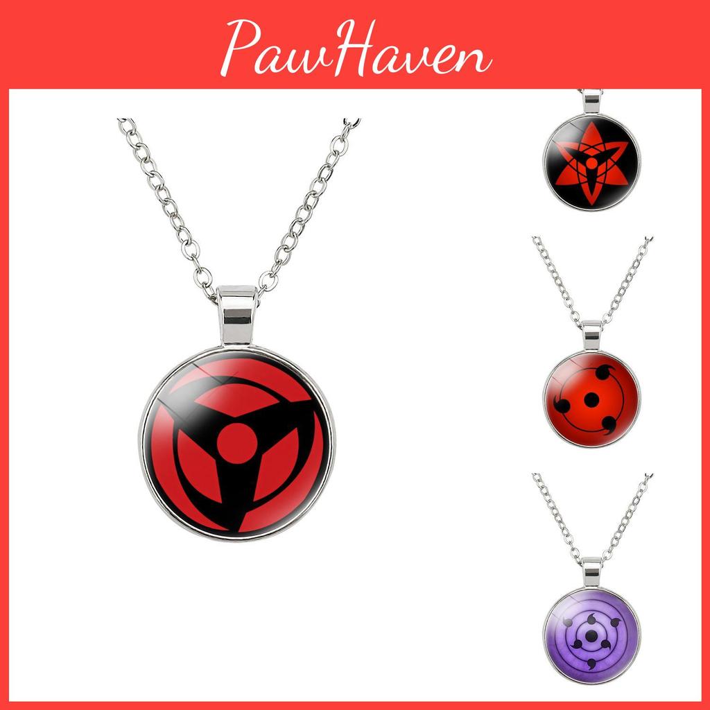 Fashionable Naruto Time Gem Pendant Necklace Unisex Stylish Travel Souvenir